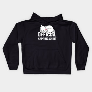 official napping shirt Kids Hoodie